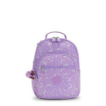 Mochilas Kipling Seoul Small Printed Tablet Morados | MX 1613VR